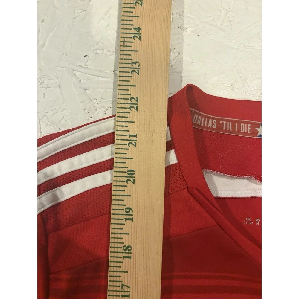 Adidas FC Dallas Soccer Jersey Youth Boys M 2014/15 Red MLS Football Kids